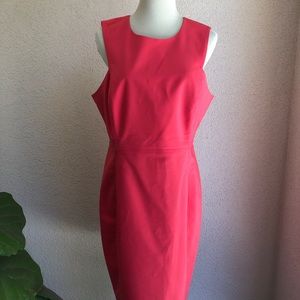 Calvin Klein bright pink dress